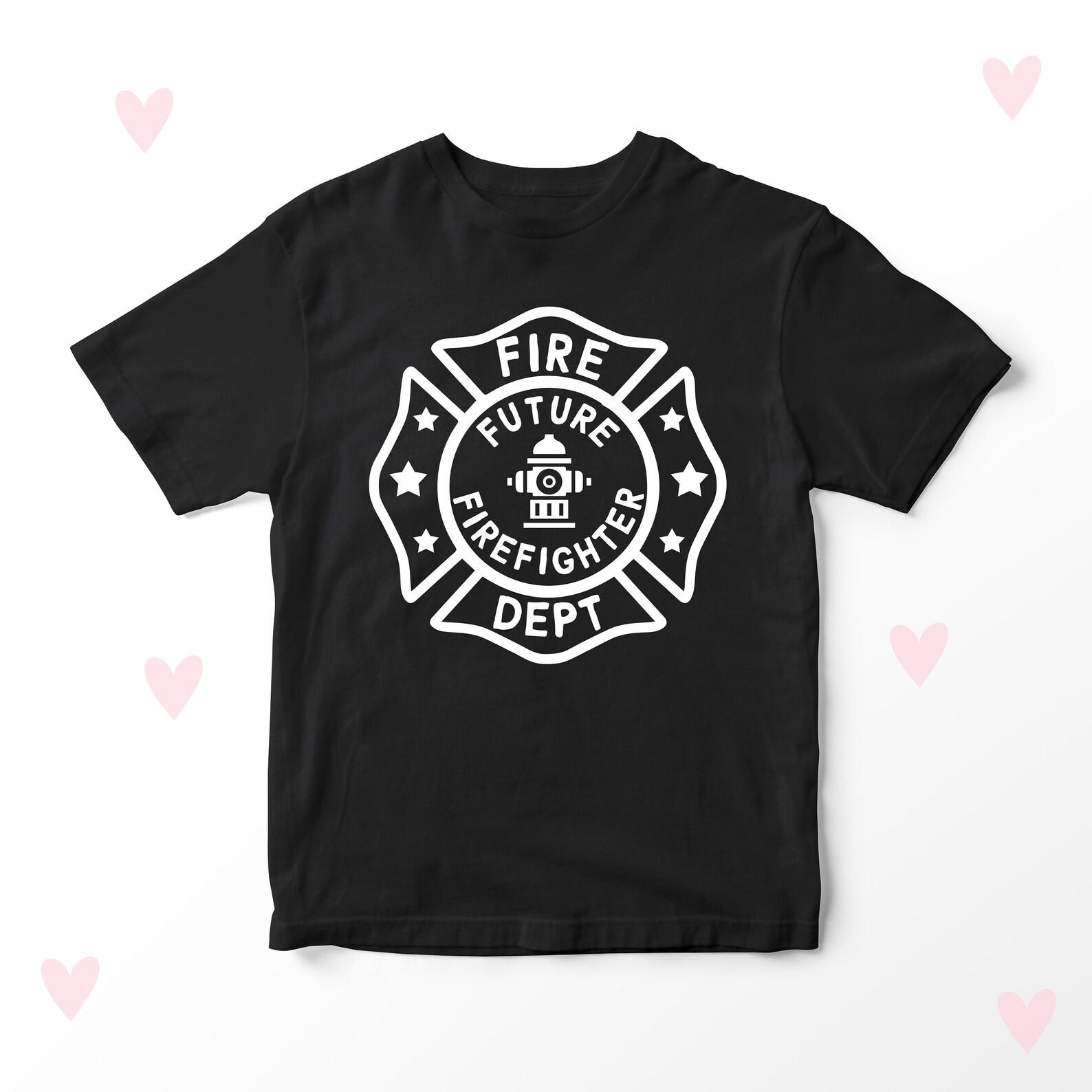 Future Fire Fighter Kids T-shirt Boys Girls Clothing Job Funny Children s Clothing 150