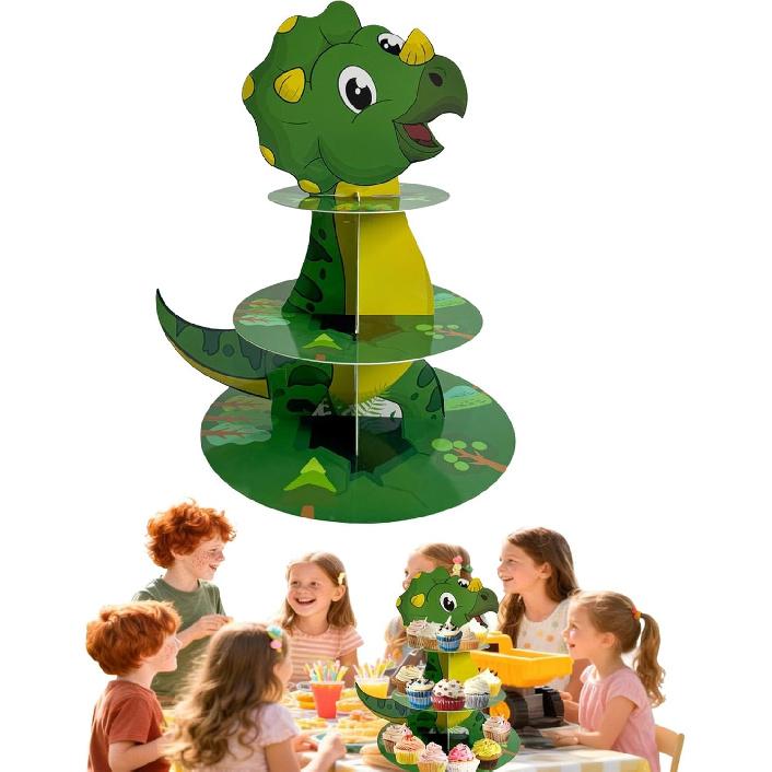 3 Tier Butterfly Cupcake Stand,Suitable for Butterfly Themes – Easy to Assemble& Reble(1Butterfly)