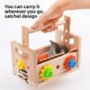 Toolbox Wooden Repair Screw Nut Disassembly Assembly Tool Table Children Toy