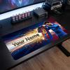 Tappetino per Mouse Grande Personalizzato Lionel Messi, Stampa Testo Nome Personalizzato, Tappetino da Scrivania Antiscivolo con Logo Calcio, Regalo per Gamer