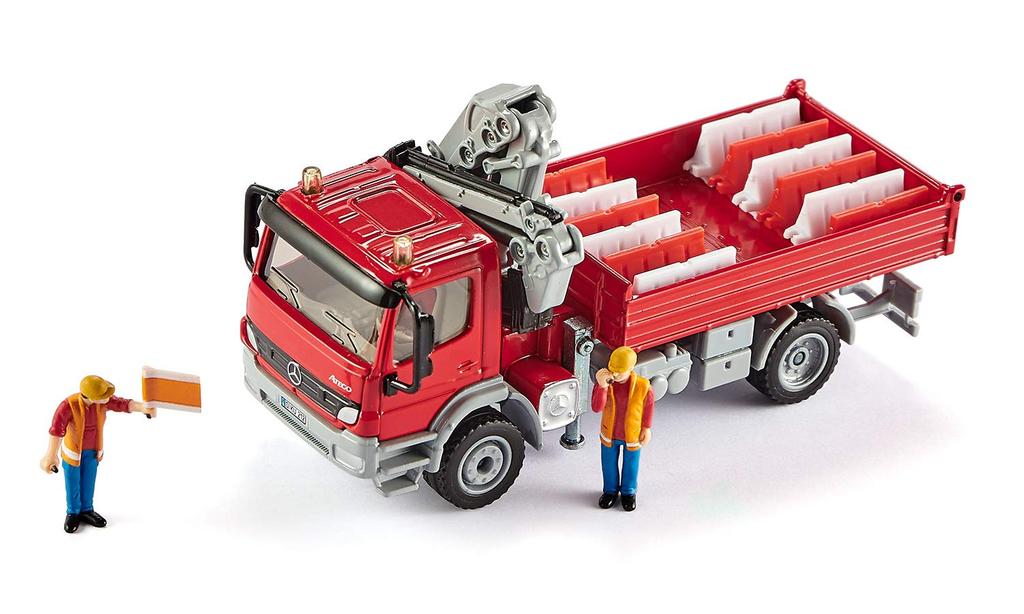 SIKU Atego Dump Truck with Crane Scale Model SK3534 Mercedes-Benz 1/50