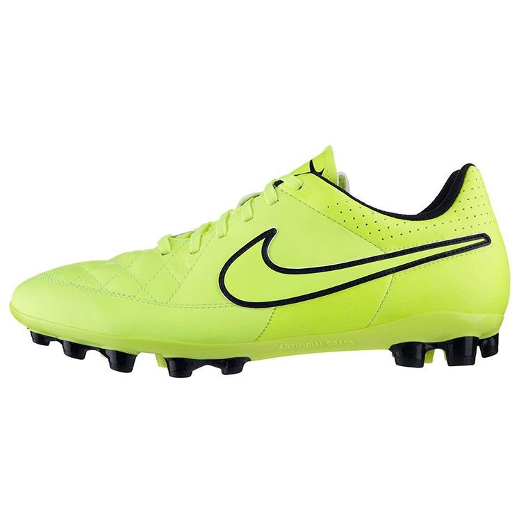 Nike Tiempo Genio Leather AG  Yellow Black  Men s 631285-770 EU 42.5
