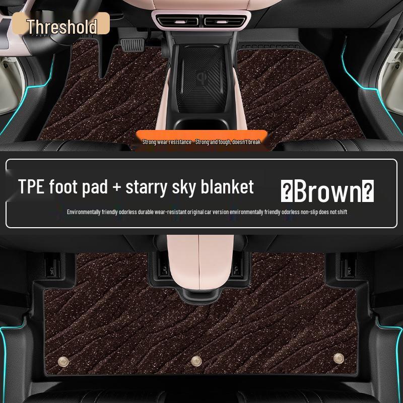 2025 BYD Seagull Dolphin TPE Full Coverage Smart Driving Floor Mats