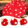 Cartoon Spotted Mushroom Hat Comfortable for Halloween Elegant Costume Cap