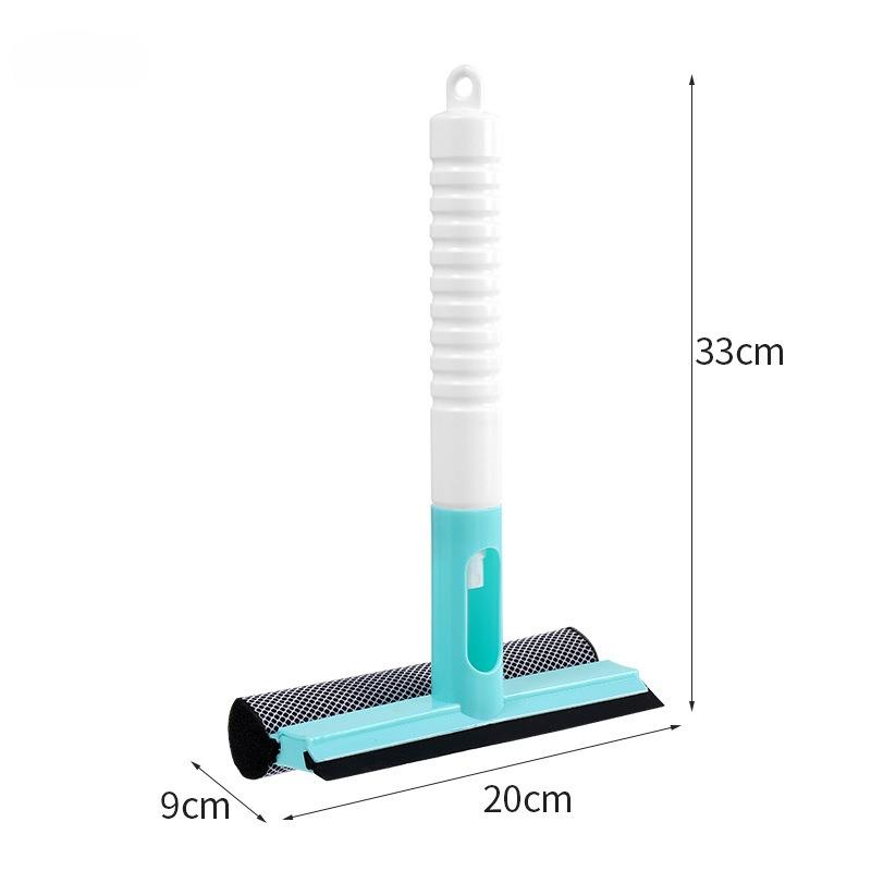 

3 в 1 щетка-спрей для чистки окон, губка для чистки стекла для домашнего окна, скребок для пыли, бытовой инструмент для чистки зелёный
