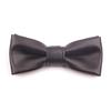 Adjustable Men Necktie Solid Color Retro Cravat Simple PU Leather Bow Tie  Shirt