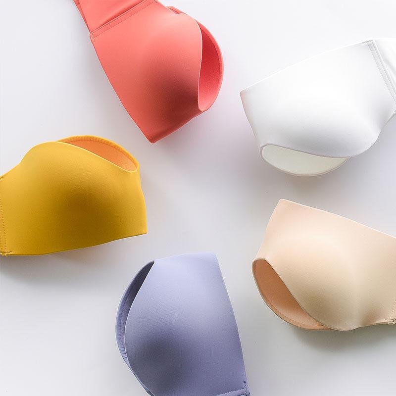 Women's Seamless Adjustable Strapless Marshmallow Bra - Wire-Free, Anti-Slip, Side Support