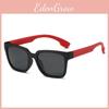 Óculos de Sol Quadrados para Crianças Com Lentes Polarizadas Tac Para Esportes ao Ar Livre e Moda