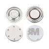 Magnetic Name Badge with Strong Double-Sided Adhesive Clasp, 45x13mm, 2-Piece Metal ID Holder