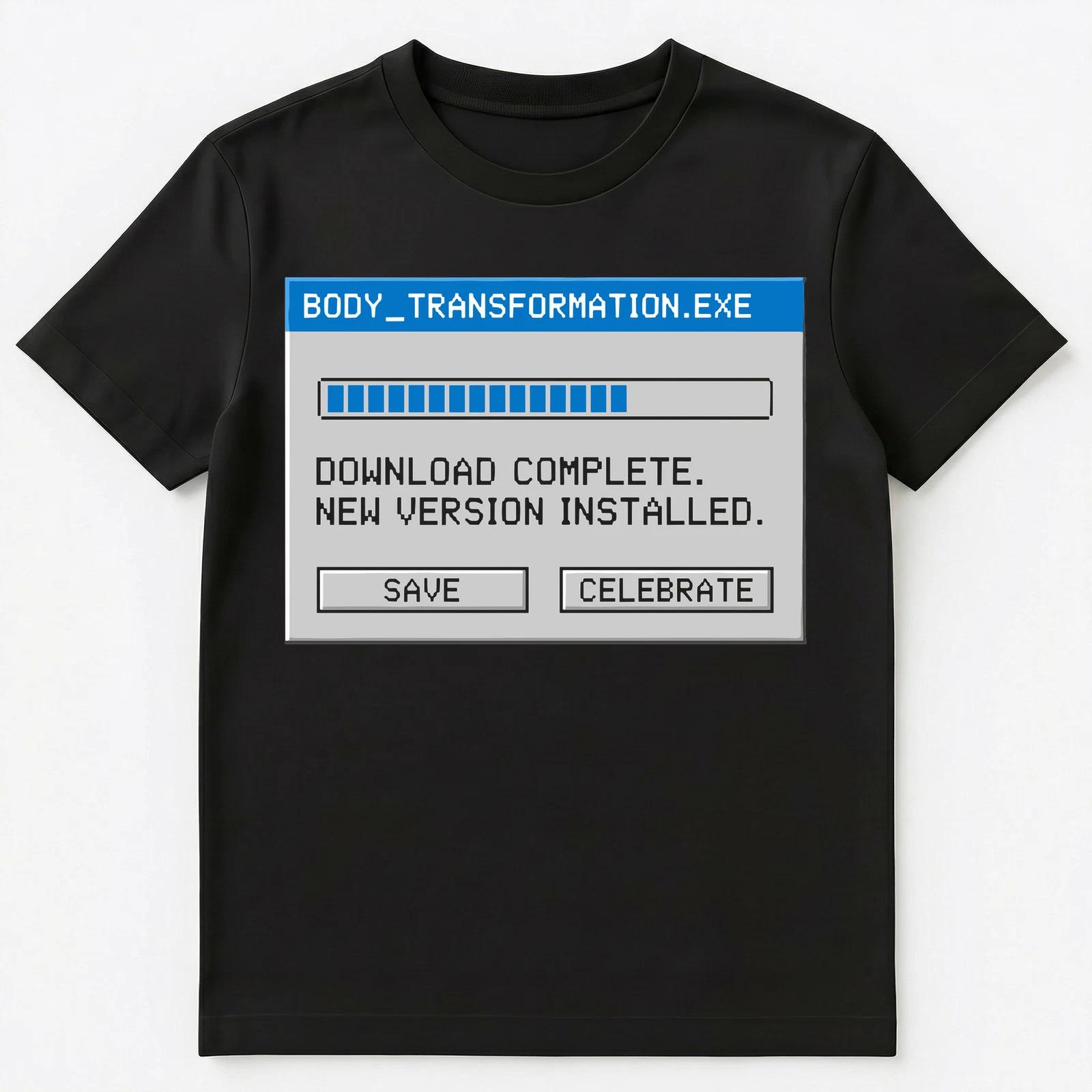 Weight Loss Transformation Body Upgrade Unisex T-Shirt XL