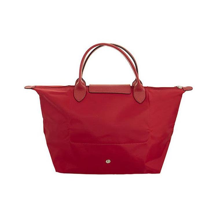 LONGCHAMP Nylon Dumpling Bag Handbag Regular Womens Red