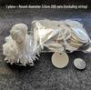In Stock 300g White Card Paper Hang Tag for Jewelry with Hanging Rope
