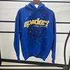 Sp5der555 Heavyweight Fleece-Lined Hooded Sweatshirt - European/American Trendy Hoodie