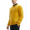 FILA Solid Color Round Neck Casual Pullover Knit Sweatshirt Men sweatshirt Sea-Daisy-Yellow F11M412204F-MT