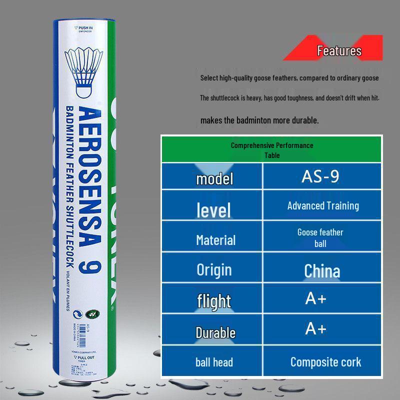 AS05 Windproof Duck Feather Badminton Shuttlecock - Durable and Stable for Indoor/Outdoor Training and Competition