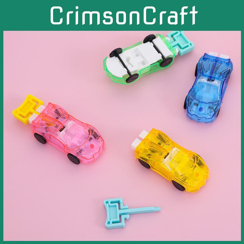 Car Launching Race Toy With Transparent Inertia Drive For Gift Childrens