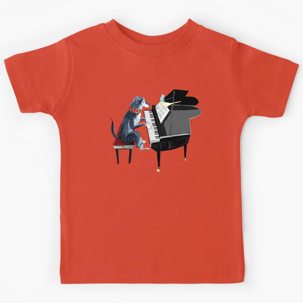 Piano lesson with Angel Kids T-Shirt 120
