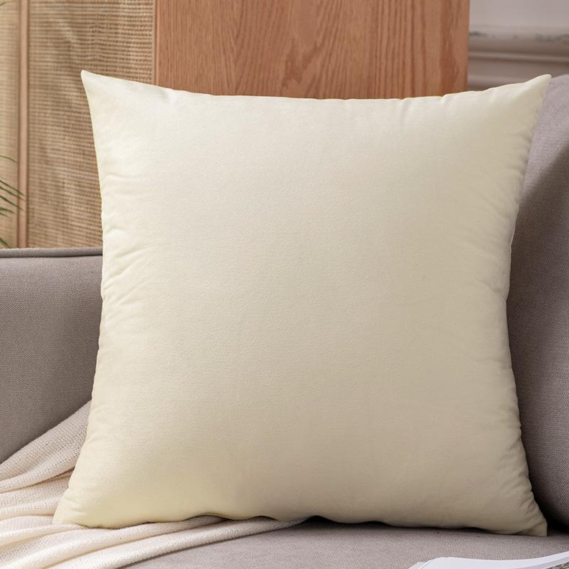 Niebieska poszewka na poduszkę do sofy z chenille - Nowoczesna minimalistyczna poduszka do salonu, sypialni lub jako zagłówek łóżka