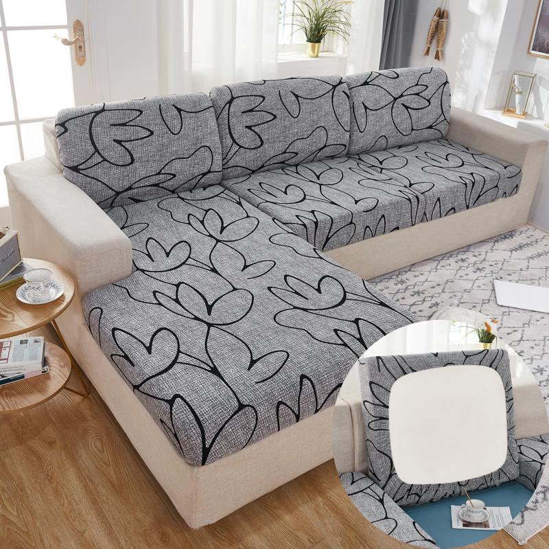 Stretchy Couch Pillow Furniture Covers Sofa Seat Pad Covers Slip Resistant Upholstery Protector Replacement For Individual Cushions