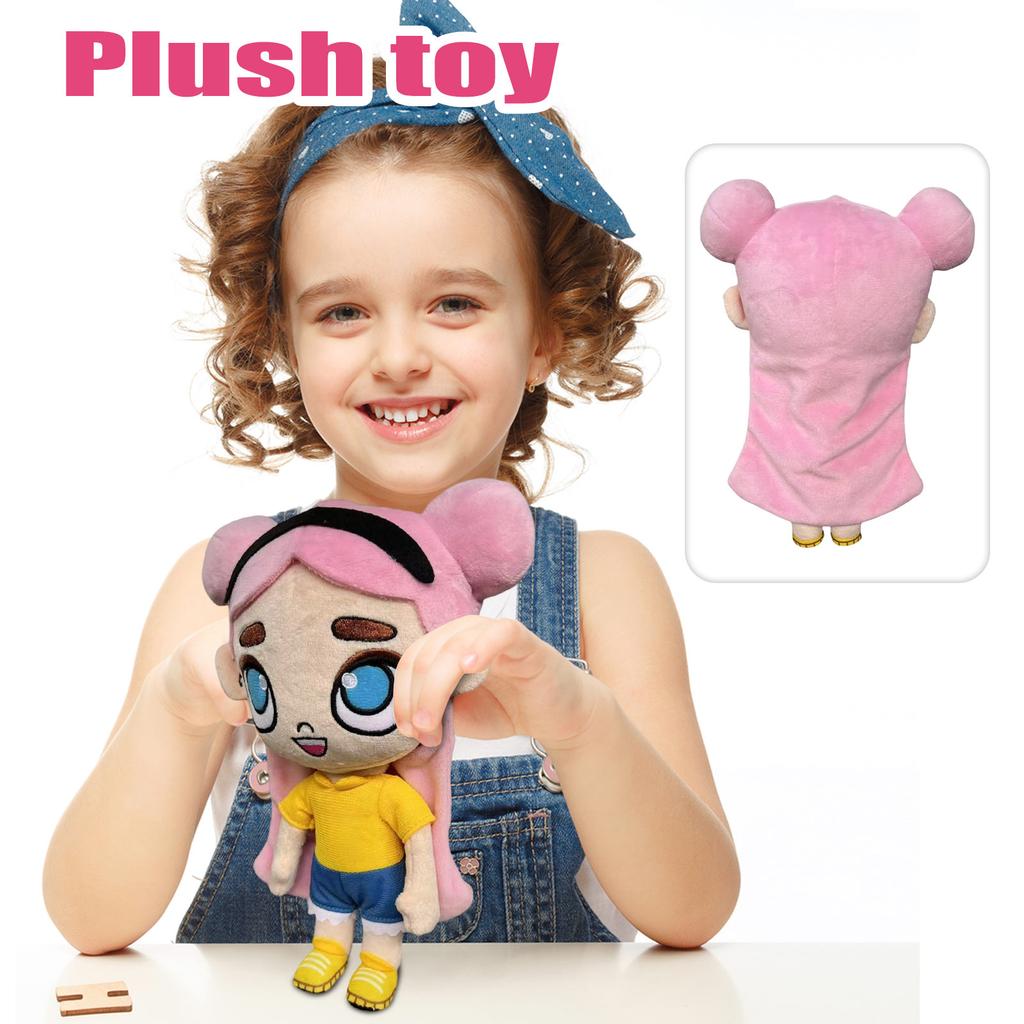 Roztomilá plyšová panenka jako dárek kreslená dětská hadrová panenka