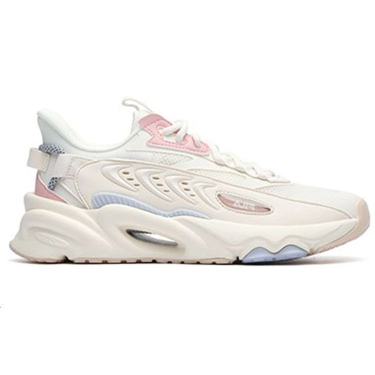 FILA Heritage-FHT Comfortable Retro Sports Fabric Synthetic Leather Low-Top Marathon Running Shoes Women sneaker Pink White F12W131103FGP