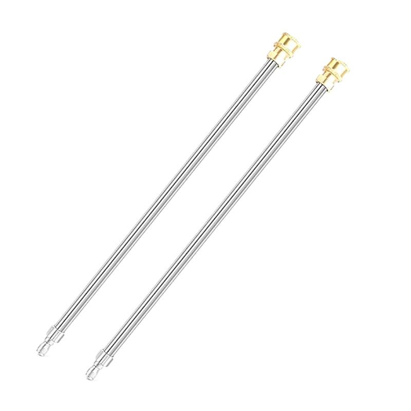 High Pressure Extension Wand Stainless Steel Durable Heavy Duty Attachment for Pressure Washer Car Deck Fence Cleaning