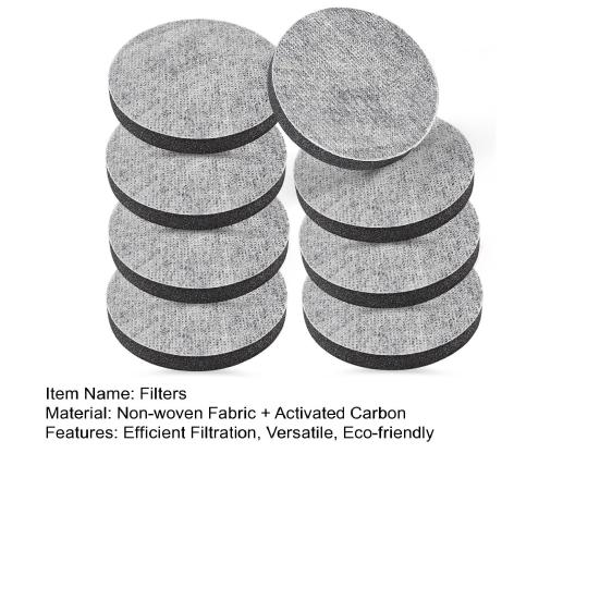 Micro Disc Water Filter Replacements for Brita Activated Carbon Water Filter Disc Water Pitcher Filter for Travel Bottles Removes Chlorine Metals