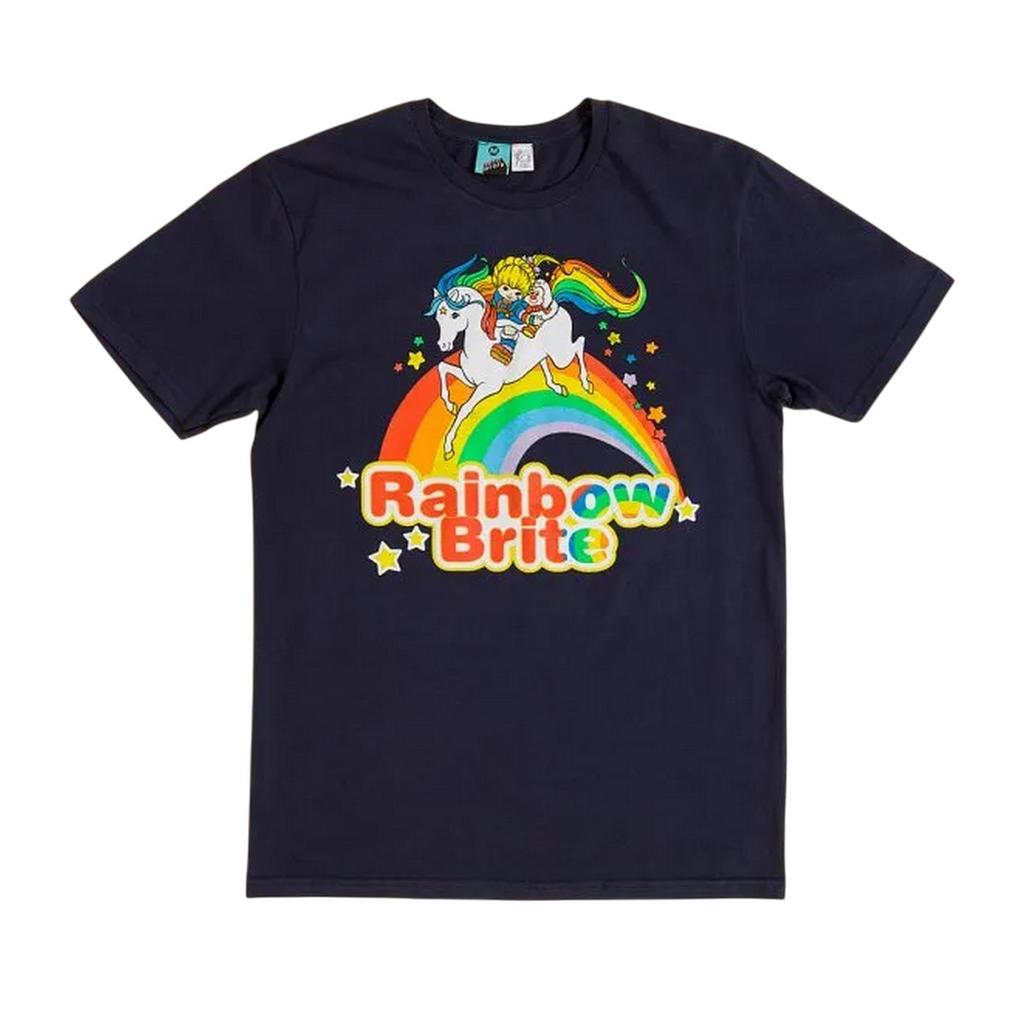 Rainbow Brite Unisex Adult Jump Logo T-Shirt