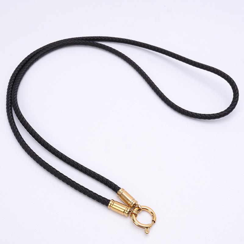 Tibetan Buddha Amulet Necklace with Thangka Pendant & Titanium Steel Quick-Release Buckle