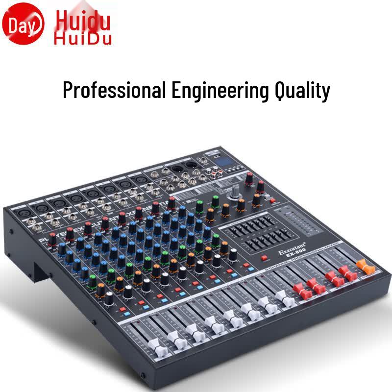 HuiDu EX-800 Professional 8-Channel Audio Mixer (CN version)