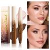 Double-head Highlight Shadow Stick Face Bronzer Contouring Pen Foundation Cream Concealer Makeup Base Beauty Women's Cosmetics