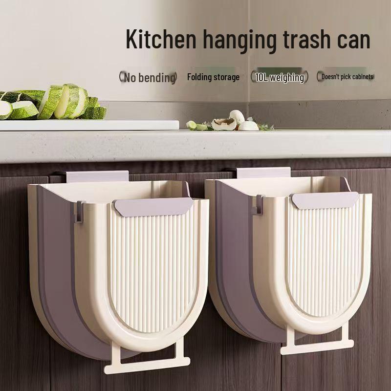 Wandmontierter faltbarer Mülleimer für Küche & Badezimmer