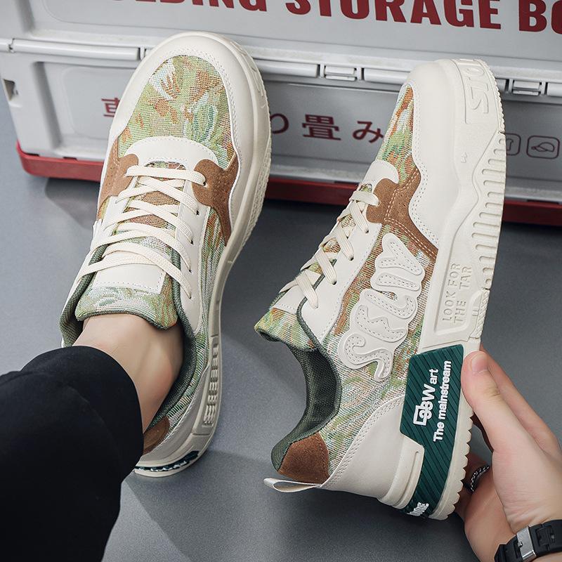 

Spring new 2024 large size foreign trade special new men s shoes four seasons fashion versatile soft sole white shoes 39