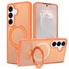 2026 Suitable for Samsung S26ultra Mobile Phone Case Magnetic Suction 25 + 2-in-1 Anti-drop S26plus Bracket Protective Case