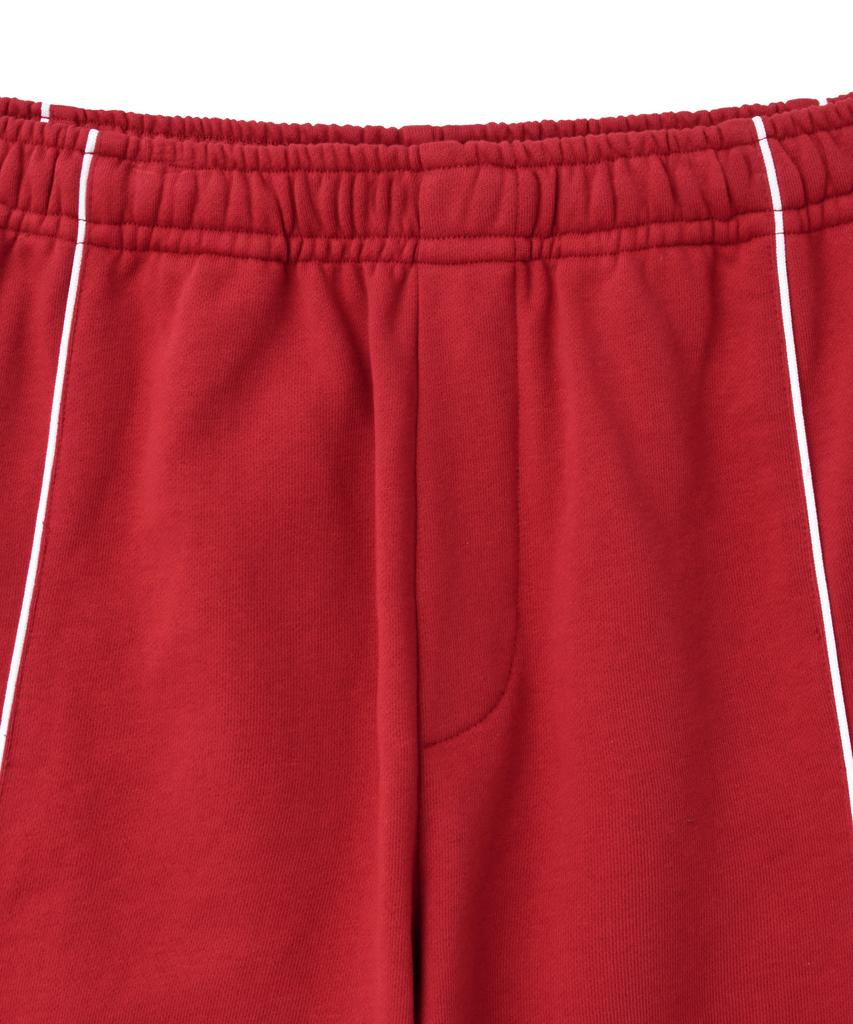 PHYPS MOTORCYCLE Racing Piping Sweatpants Red