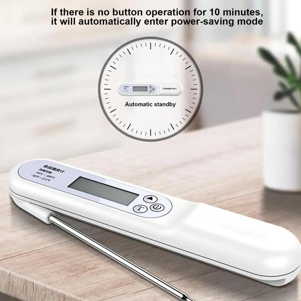 Foldable Digital  Food Thermometer High Accuracy Barbecue Thermometer  Baking