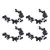 4pcs Fall Maple Leaf Garland Hanging Black Fall Leaves Vine Artificial Autumn Garland Decor for Home Party