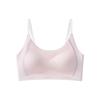 Junior High School Students with Few Bras, No Steel Ring During Development, Thin Breathable Semi-fixed Vest Exercise