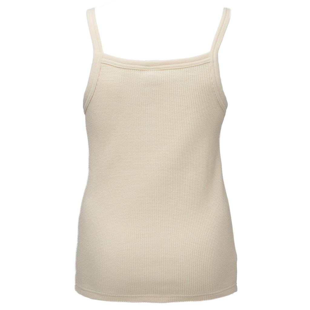 Fruit of the Loom Casual Waffle Fabric Thermal Cami Underwear for Women, Off-White