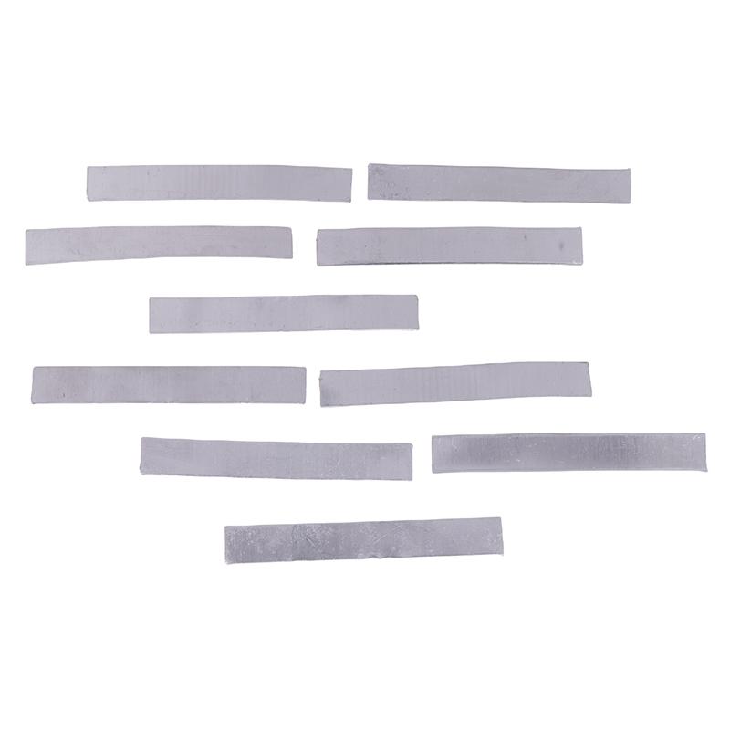 10pcs Flexible Foldable Aquarium Plant Weights - Durable Bendable Metal Strips For Secure Plant Anchors For Fish Tank