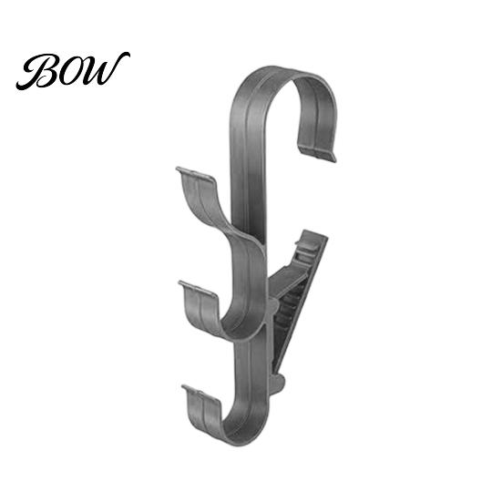 Poolside Cleaning Equipment Organizer Pool Pole Hanger, with 3 Hook Configuration, Weather Resistant Tool Storage Swimming Organizer, for Telescoping