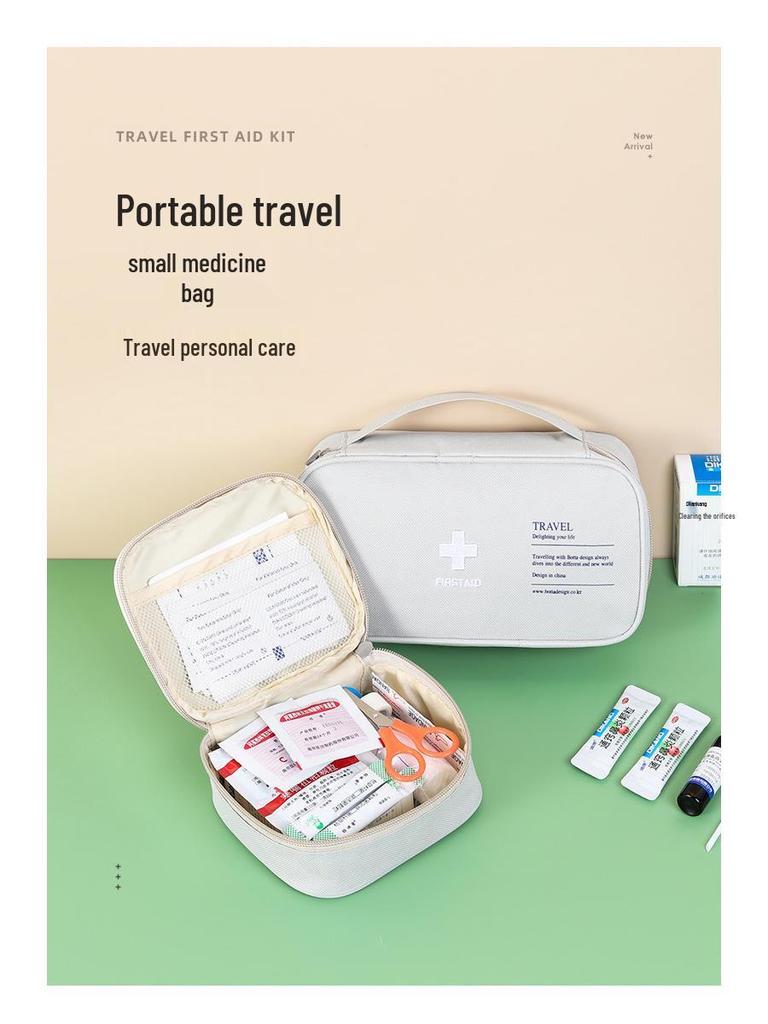 Portable Emergency Medicine Storage Bag for Home and Travel