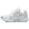 Li Ning Cushioning Slip Resistant Abrasion Resistant Low Top Running Shoes Women's Mist White ARLR018-5