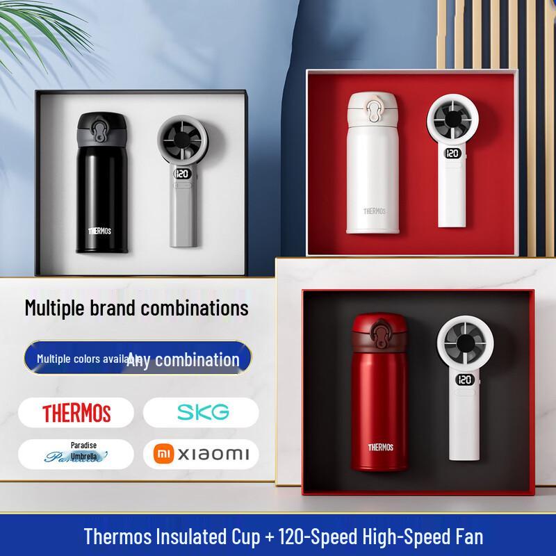 THERMOS Insulated Tumbler & Fan Gift Set