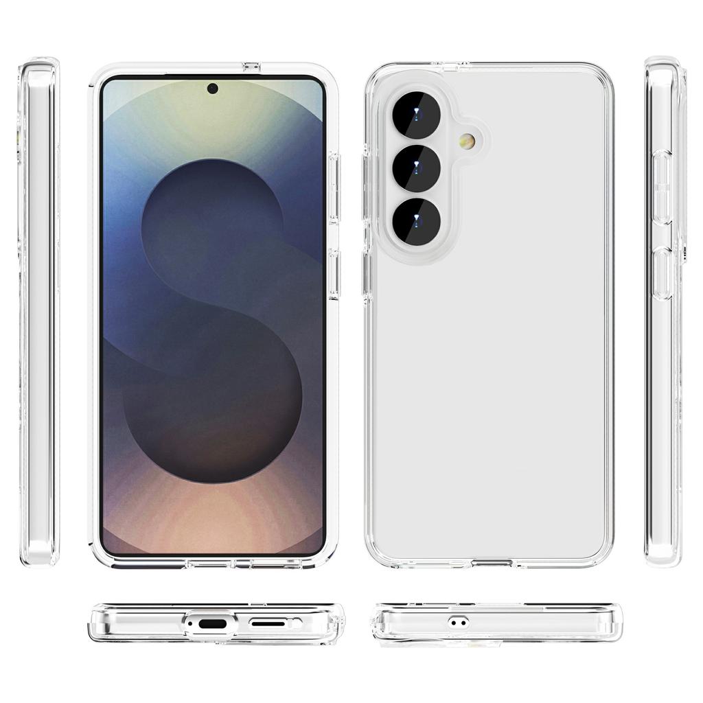 For Samsung Galaxy S26+ Case PC + TPU Shockproof Clear Phone Cover