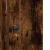 Bathroom Cabinet with Toilet Paper Holder Smoked Oak Finish 20.5 X 22 X 72 Cm