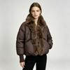 Women's Winter Faux Fur Collar Cotton Jacket - 2026 Loose Fit Warm Outerwear