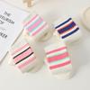 Women's Summer Comfortable Breathable Simple College Style Striped Tube Cotton Socks