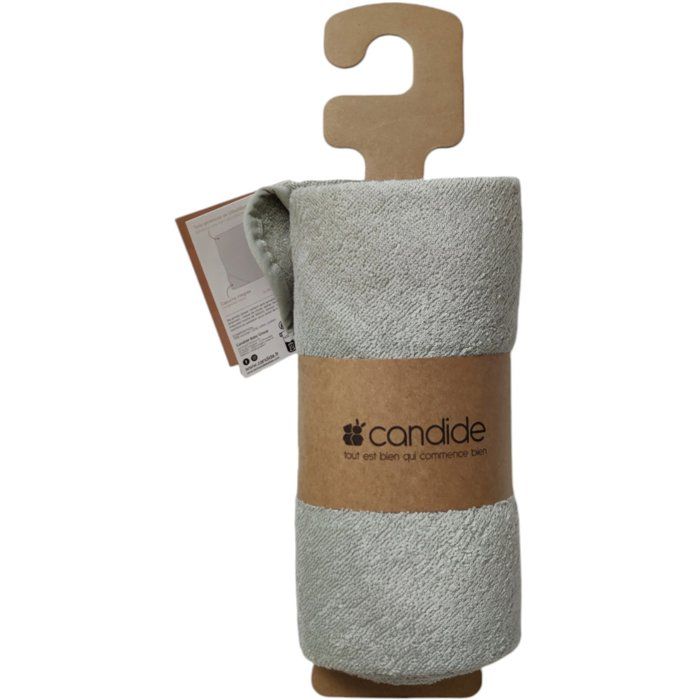 Drap de bain XXL Parent / Bébé - CANDIDE - 100x100 cm - Vert d'eau