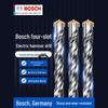 מקדח פטיש חשמלי Bosch סדרה 5, אורך מורחב, עם ארבעה חריצים, ראש עגול לבטון